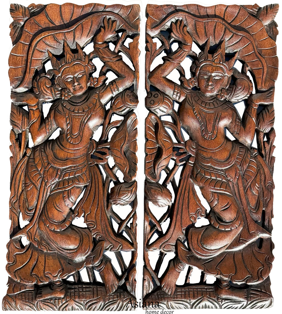 greeting asian home decor wall panel