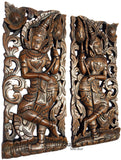 Welcome Sign Wall Art Carved Wood Panel