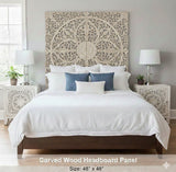 Large Wood Carved Square Wall Art Panel. Asian Home Decor. Available size 24",36"and 48" Color Option