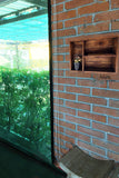 Teak Wood Wall Shelf or Utensile Box Organizer. Versatile Home Accents Decor