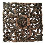 Floral Wood Wall Plaques Rustic Wall Decor
