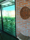 Oriental Round Carved Wood Wall Decor. Decorative Floral Wall Plaques. Teak Wood Wall Hangings. Lotus Wood Carved Wall Art. Color Options Available 24"