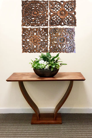 Wooden store wall plaques