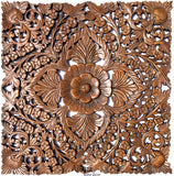 wood carving wall art tropical home decor